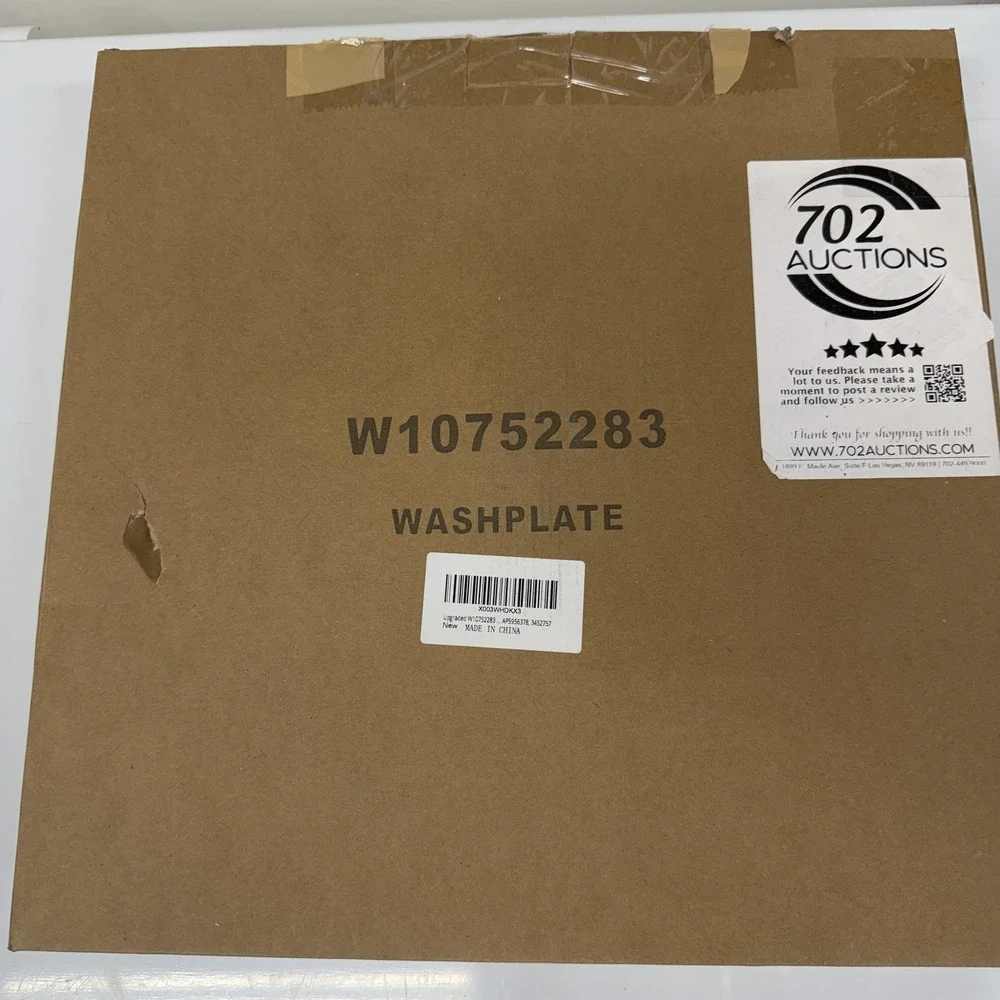 W10752283 Washer Washplate Impeller for‎ Whirlpool Maytag Kenmore + Bolt